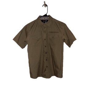 Triumph Tragedy Button Up Boys Short Size XL 14/16